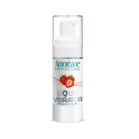 Лубрикант Amoreane Med Liquid Vibrator Strawberry 30 мл