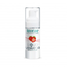 Лубрикант Amoreane Med Liquid Vibrator Strawberry 30 мл