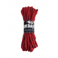 Бавовняна мотузка для шібарі Feral Feelings Shibari Rope, 8 м, червона