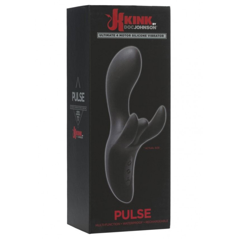 Упаковка вібратора-кролика Doc Johnson Kink Pulse Ultimate 4 Motor Silicone, бренд Doc Johnson