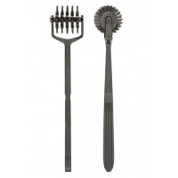 Колесо Вартенберга игольчатое Doc Johnson Kink Spike, Solid Metal Pinwheel, 5 рядов зубцов