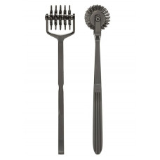 Колесо Вартенберга гольчасте Doc Johnson Kink-Spike Solid Metal Pinwheel, 5 рядів зубців — Keks-Hub