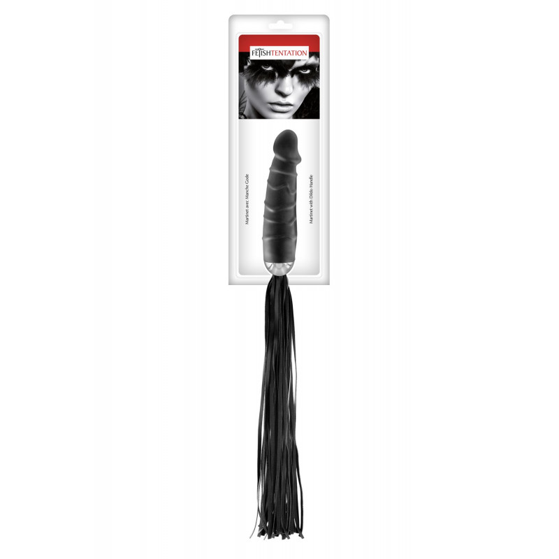 Флогер Fetish Tentation з ручкою-дилдо, вигляд збоку, елегантний дизайн
