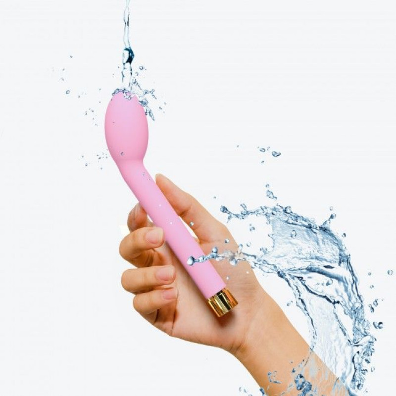 Вібратор Love To Love O.M.G. Rose – вигляд збоку, демонструє вигнуту форму для точки G