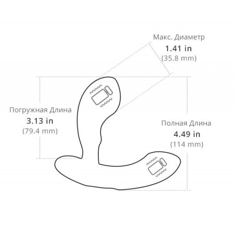 Аксесуари до смарт масажера простати Lovense Edge, включаючи кабель для зарядки та інструкцію