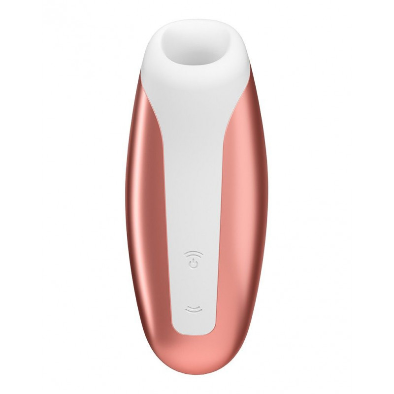 Satisfyer Love Breeze Copper – вид збоку, деталізація кнопки управління