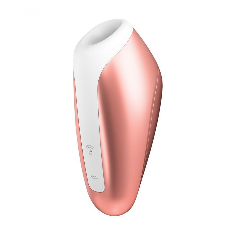 Текстура силіконової головки стимулятора Satisfyer Love Breeze Copper, мідний відтінок