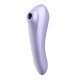 Текстура матеріалу смарт-вібратора Satisfyer Dual Pleasure Mauve, рожевий, гладкість та якість