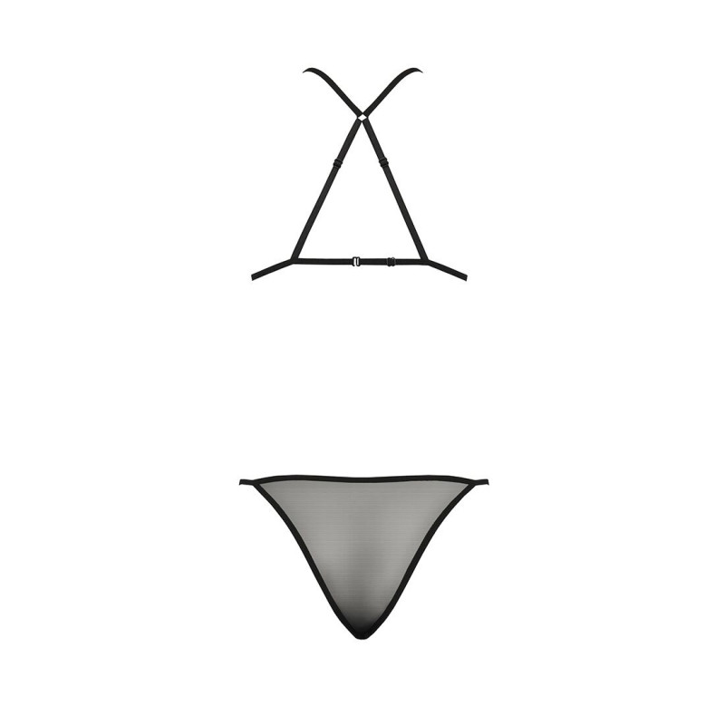 Упаковка боді Passion AZALIA BODY XXL/XXXL, чорного кольору