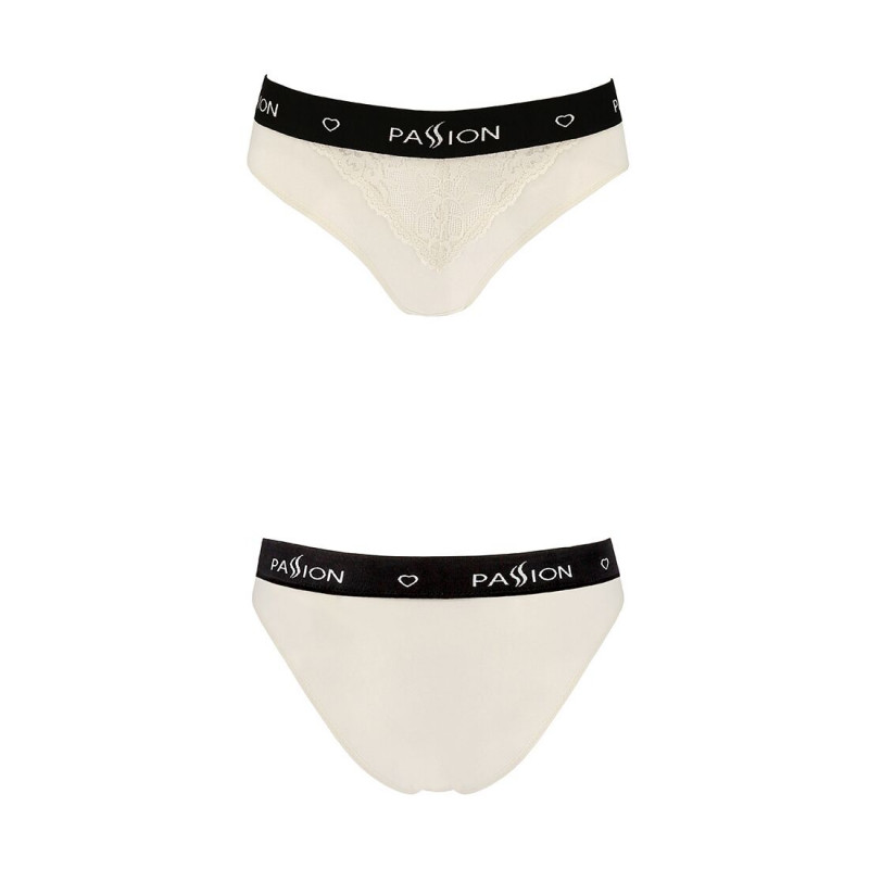 Упаковка трусиків Passion PS001 PANTIES M ecru, бренд Passion