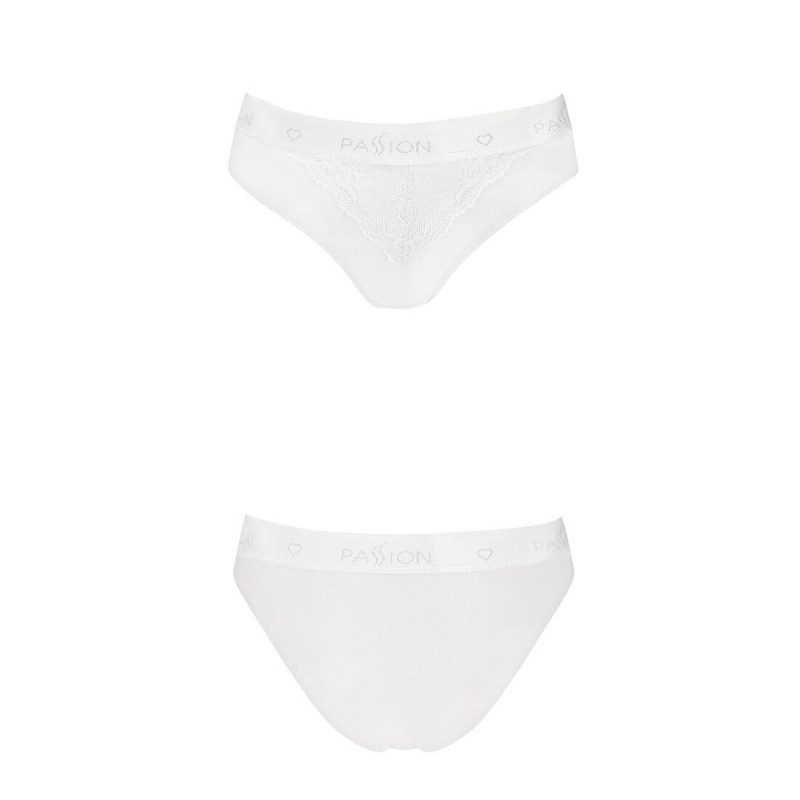 Упаковка трусиків Passion PS001 PANTIES S, white