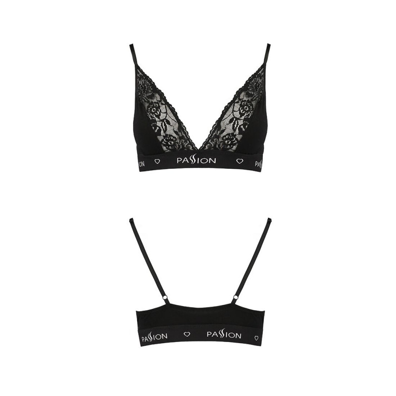 Упаковка товару: еластичний топ Passion PS001 TOP S чорний