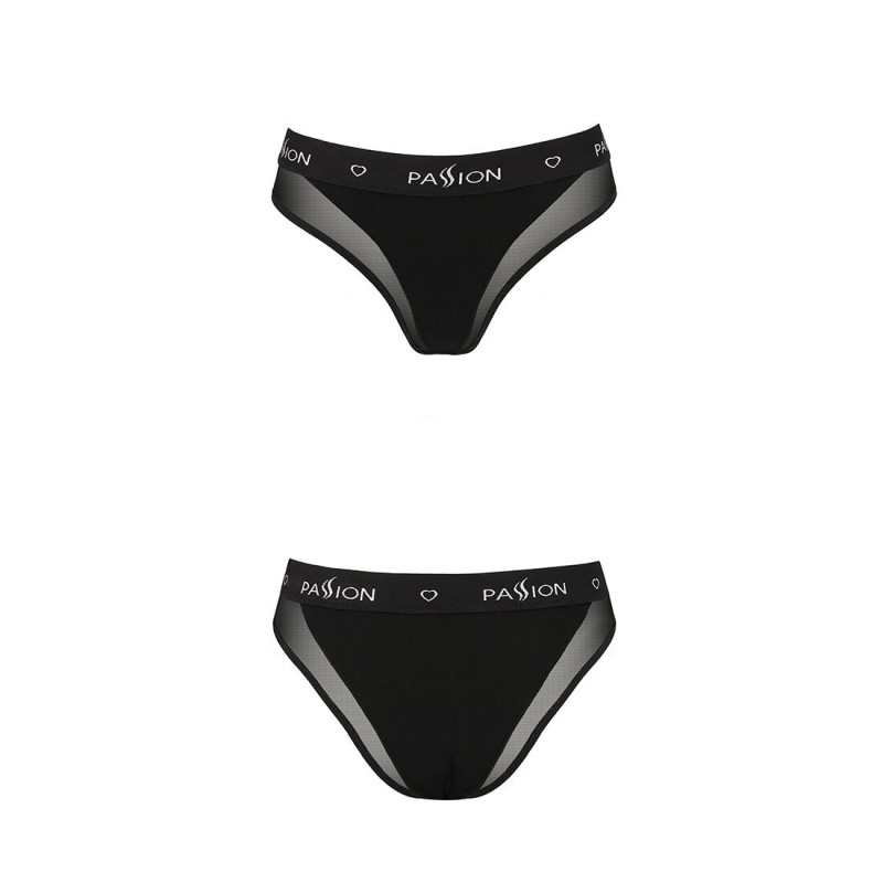 Упаковка трусиків Passion PS002 PANTIES M, чорні