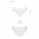 Задня частина білих жіночих трусиків Passion PS002 PANTIES XL, що підкреслює комфорт