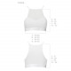 Упаковка спортивного топу Passion PS006 TOP M white, бренд Passion