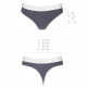 Текстура тканини спортивних трусиків-стрінгів Passion PS007 PANTIES dark grey – м'якість та повітропроникність