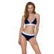 Спортивний топ Passion PS007 TOP L navy blue – вигляд збоку, демонстрація крою