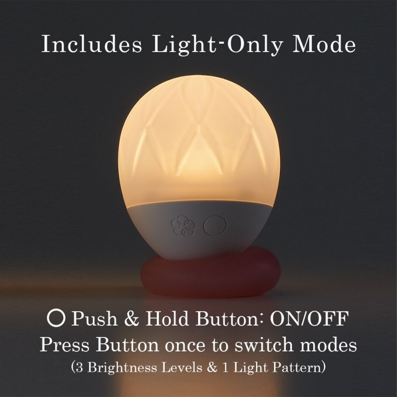 Упаковка вібромасажера-світильника IROHA Ukidama Hana, стильна коробка