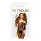 Детальний вигляд текстури бодістокінгу Penthouse Dreamy Diva Black S/L: м'який, еластичний матеріал