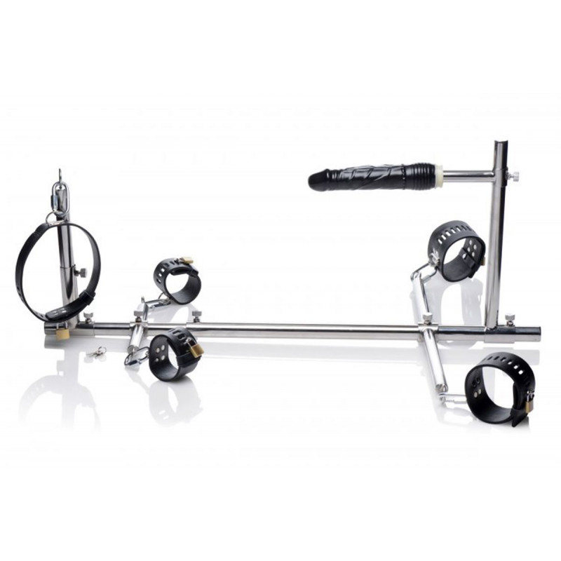 Фалоімітатор конструкції Master Series Imprisoned Metal Stockade - текстура та форма