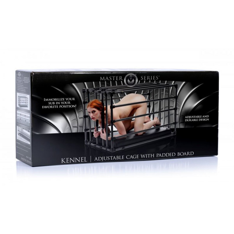 Текстура металу клітки Master Series Kennel Adjustable Bondage, покриття стійке до подряпин