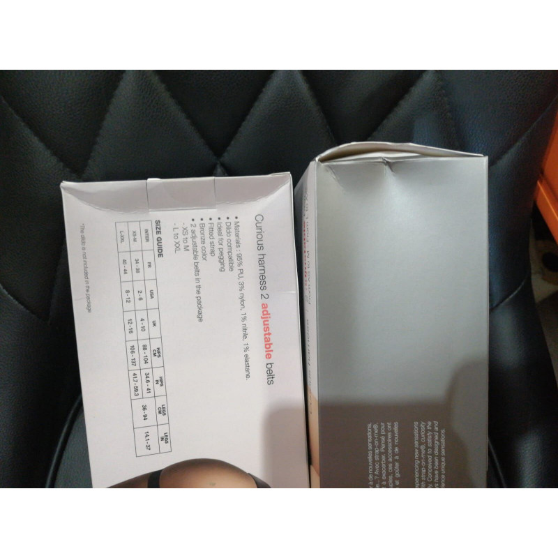 Труси для страпона Strap-On-Me Leatherette Harness CURIOUS, вигляд збоку, ремінцева конструкція