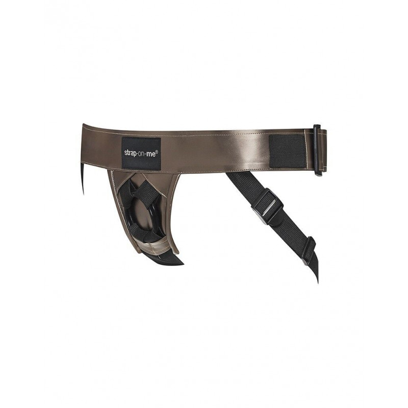 Упаковка трусів для страпона Strap-On-Me Leatherette Harness CURIOUS, м'ятний дизайн