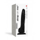 Упаковка фалоімітатора Strap-On-Me SOFT REALISTIC DILDO Black, розмір S, із зазначенням бренду