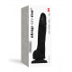 Фалоімітатор Strap-On-Me SOFT REALISTIC DILDO Black Size M - упаковка, комплект