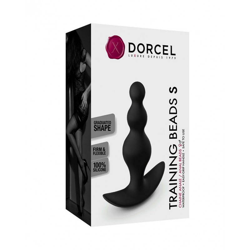 Анальний ланцюжок Dorcel TRAINING BEADS S: демонстрація використання, комфорт та безпека