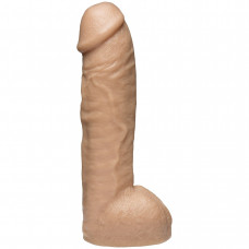 Фалоімітатор Doc Johnson Realistic Hung - Vanilla, Vac-U-Lock, діаметр 7 см — Keks-Hub