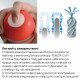 Разрез мастурбатора Tenga Air Cushion Cup, демонстрирующий воздушные камеры