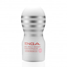 Мастурбатор Tenga Deep Throat Cup Original Vacuum Gentle з вакуумною стимуляцією (глибоке горло) — Keks-Hub