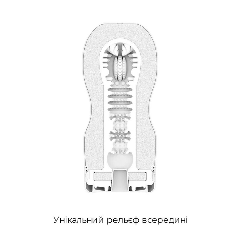 Tenga Deep Throat Cup Strong: текстура внутрішньої поверхні, що забезпечує інтенсивні відчуття