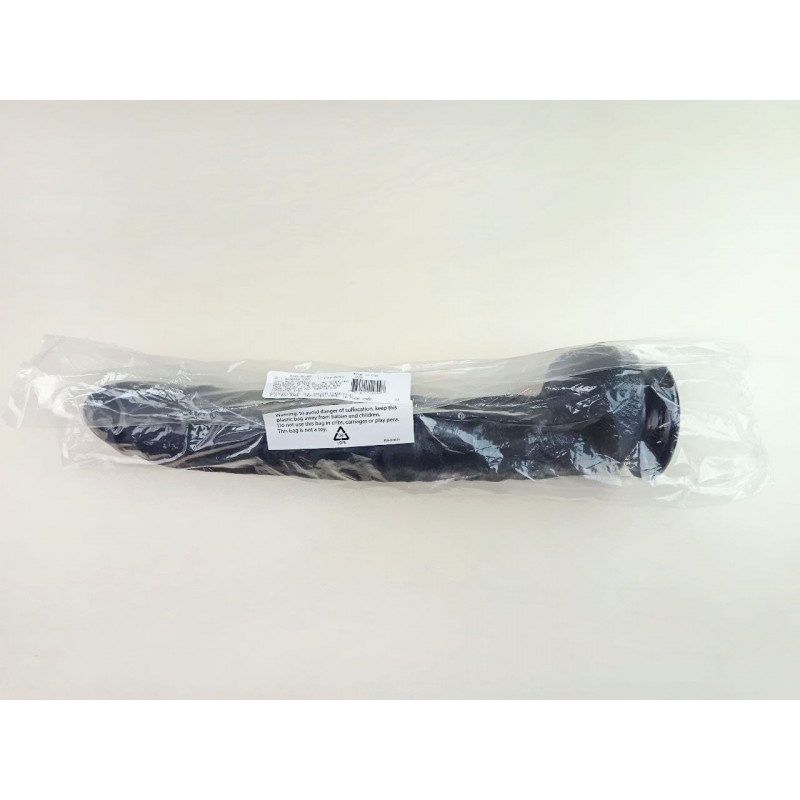 Фалоімітатор Doc Johnson Dick Rambone Cock Black - детальний вигляд збоку, акцент на текстуру