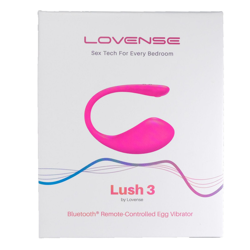 Смарт-віброяйце Lovense Lush 3 - пристрій в руці, демонстрація розміру