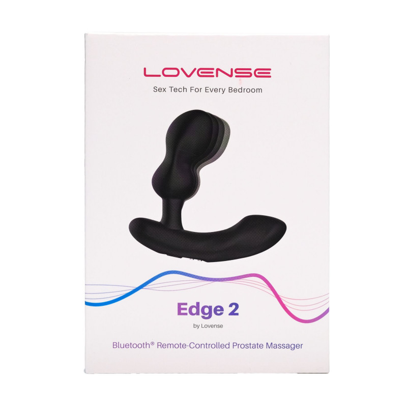Смарт-масажер простати Lovense Edge 2 - зображення комплектації та упаковки