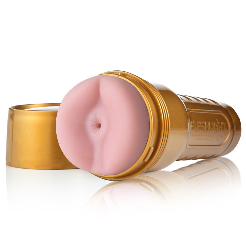 Мастурбатор Fleshlight Pink Butt STU - вид збоку, текстура