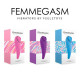 Вібратор FeelzToys FemmeGasm Pink у рожевому кольорі, деталізація кнопки управління