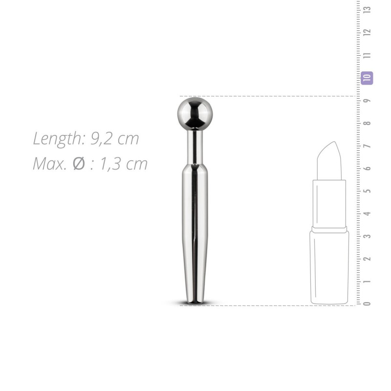 Упаковка уретрального стимулятора Sinner Gear Unbendable Hollow Plug 7.5см х 12мм