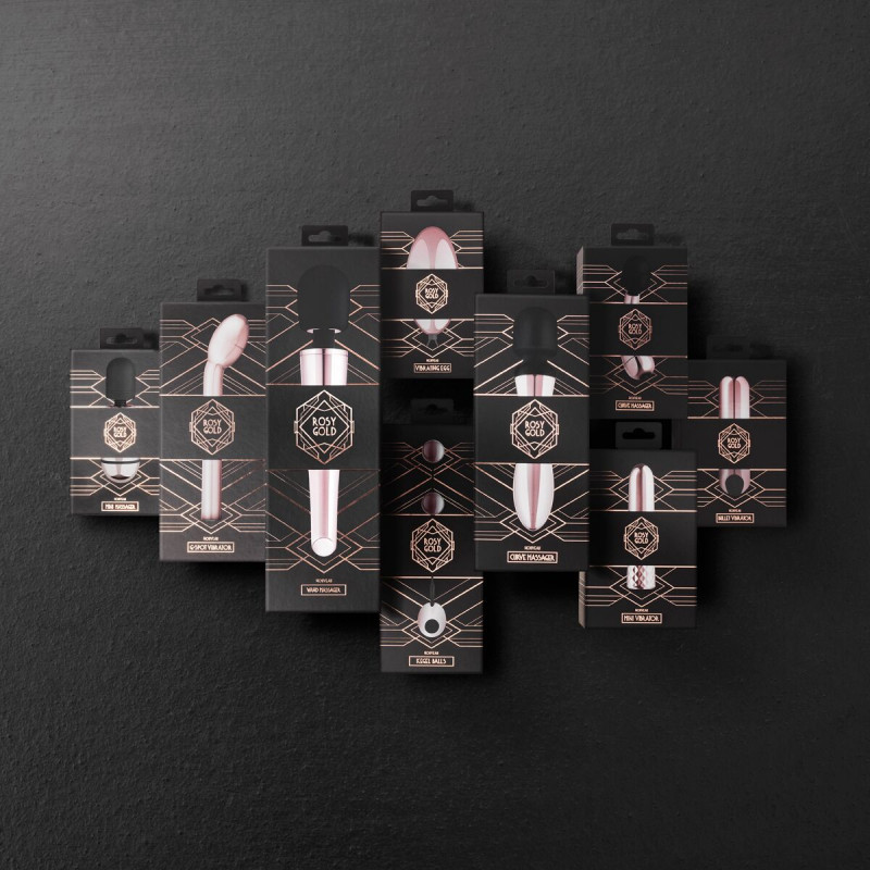 Віброяйце Rosy Gold Nouveau, демонстрація роботи, пульсації