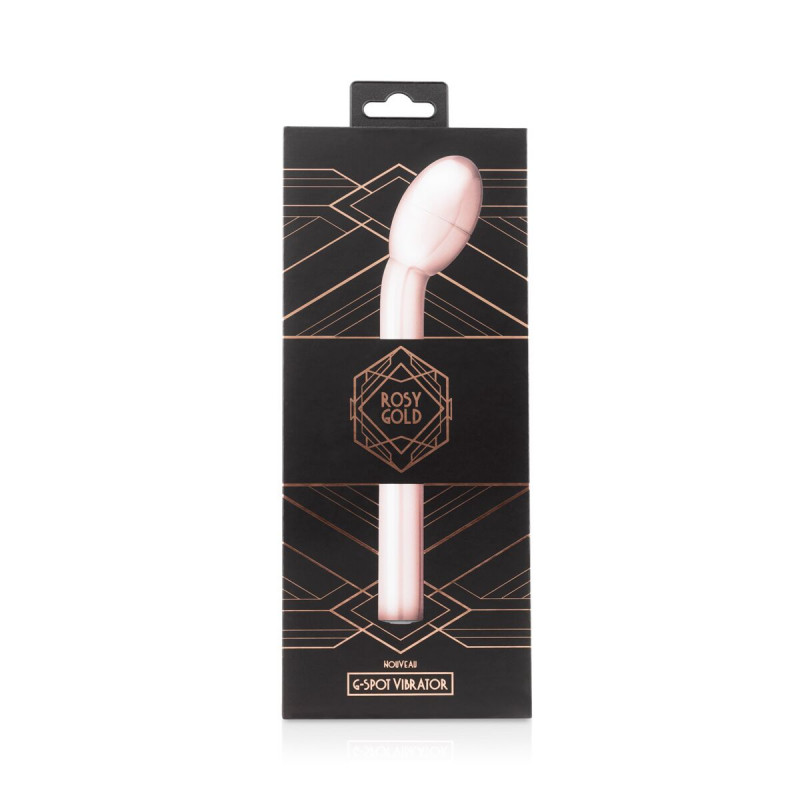 Вібратор Rosy Gold Nouveau G-spot Vibrator - весь комплект, включаючи кабель для зарядки
