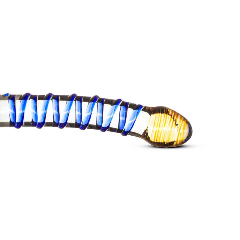 Скляний дилдо Gildo Glass Dildo No.1 - вид збоку, детальна форма