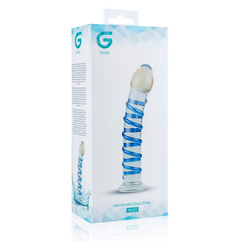 Скляний дилдо Gildo Glass Dildo No.1 - деталі дизайну