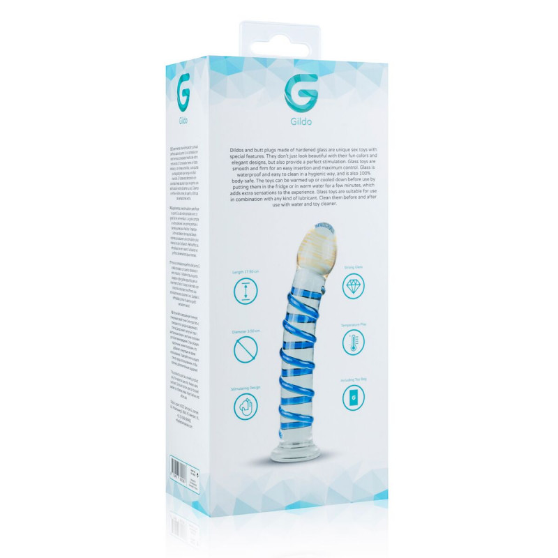 Скляний дилдо Gildo Glass Dildo No.1 - у контексті використання (без людських частин тіла)