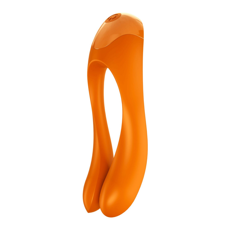 Упаковка вібратора Satisfyer Candy Cane Orange, стильна та дискретна, готова до подарунка.