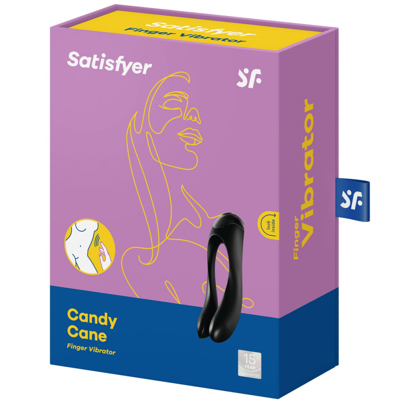 Деталі дизайну вібратора Satisfyer Candy Cane Black