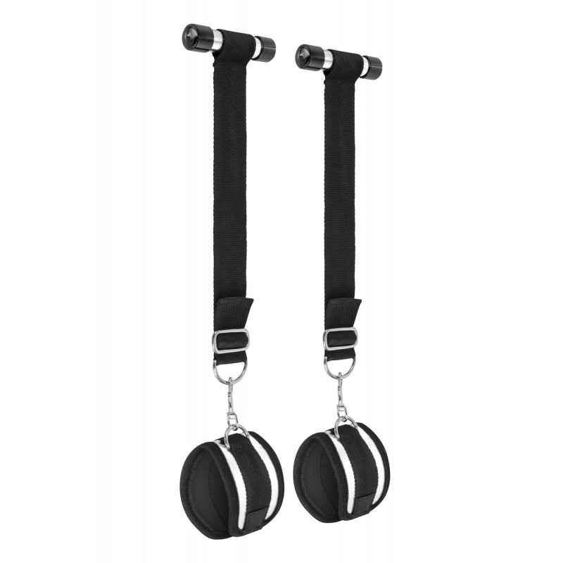 Наручники-фіксатор Fetish Tentation Door Swing, вид збоку, демонструє механізм фіксації