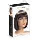 Вигляд перуки World Wigs SOPHIE SHORT CHESTNUT збоку, демонструє її природну форму та довжину, підкреслюючи елегантність каштанового відтінку.