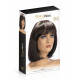 Вигляд збоку перуки World Wigs CAMILA MID-LENGTH CHESTNUT, що демонструє природний розподіл пасм та текстуру